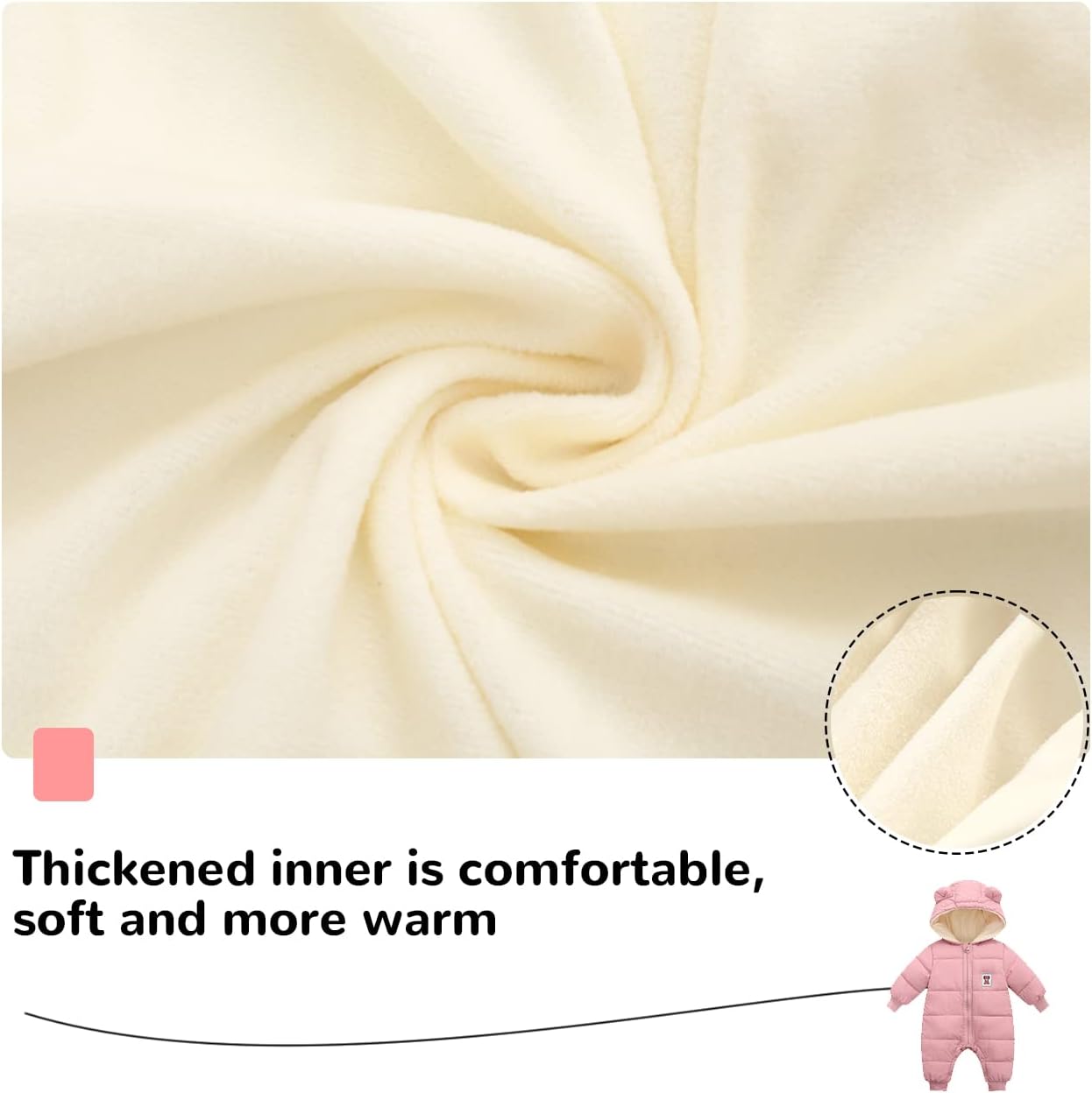 Cute Baby Boys Snowsuit New Born baby girls Winter Coat Toddler Clothes