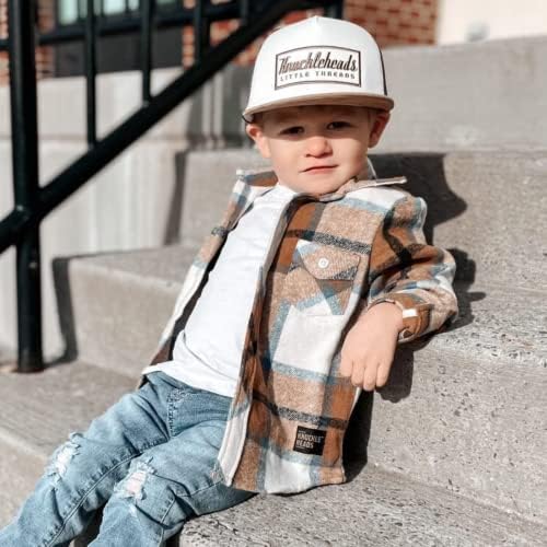 Baby Hats - Baseball Hat, Newborn Youth Flat Brim Mesh Trucker Surf Skate Bubba Bro Fitted Beach Cap Gorros para Bebes