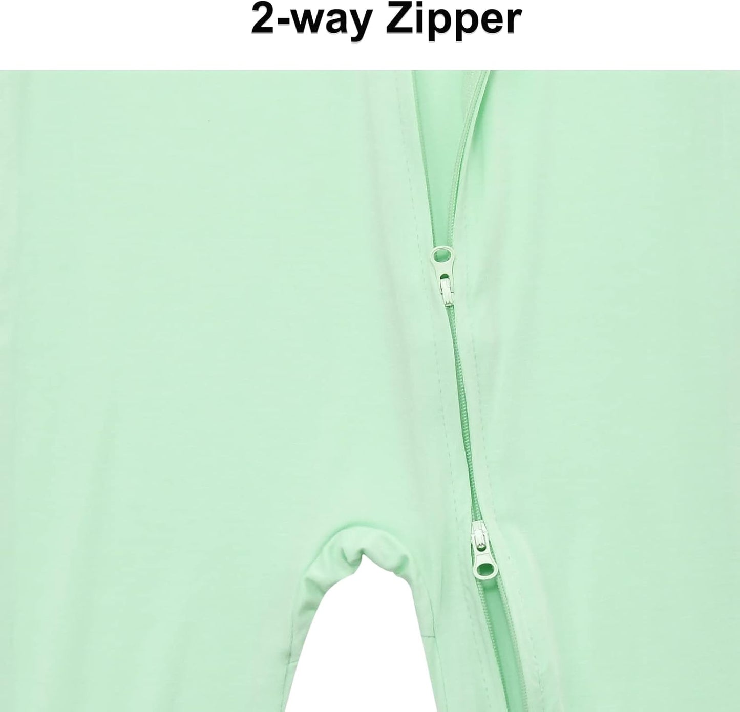 Baby Sleeveless Romper Zipper Toddler Summer Jumpsuit Rayon Outfits Infant Footless Pajamas 0-24m