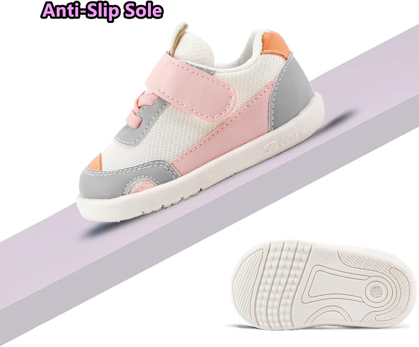 Baby Boy Girl Shoes Infant Non Slip Sneakers Breathable Lightweight Toddler First Walking Shoes 6 12 18 24 Months