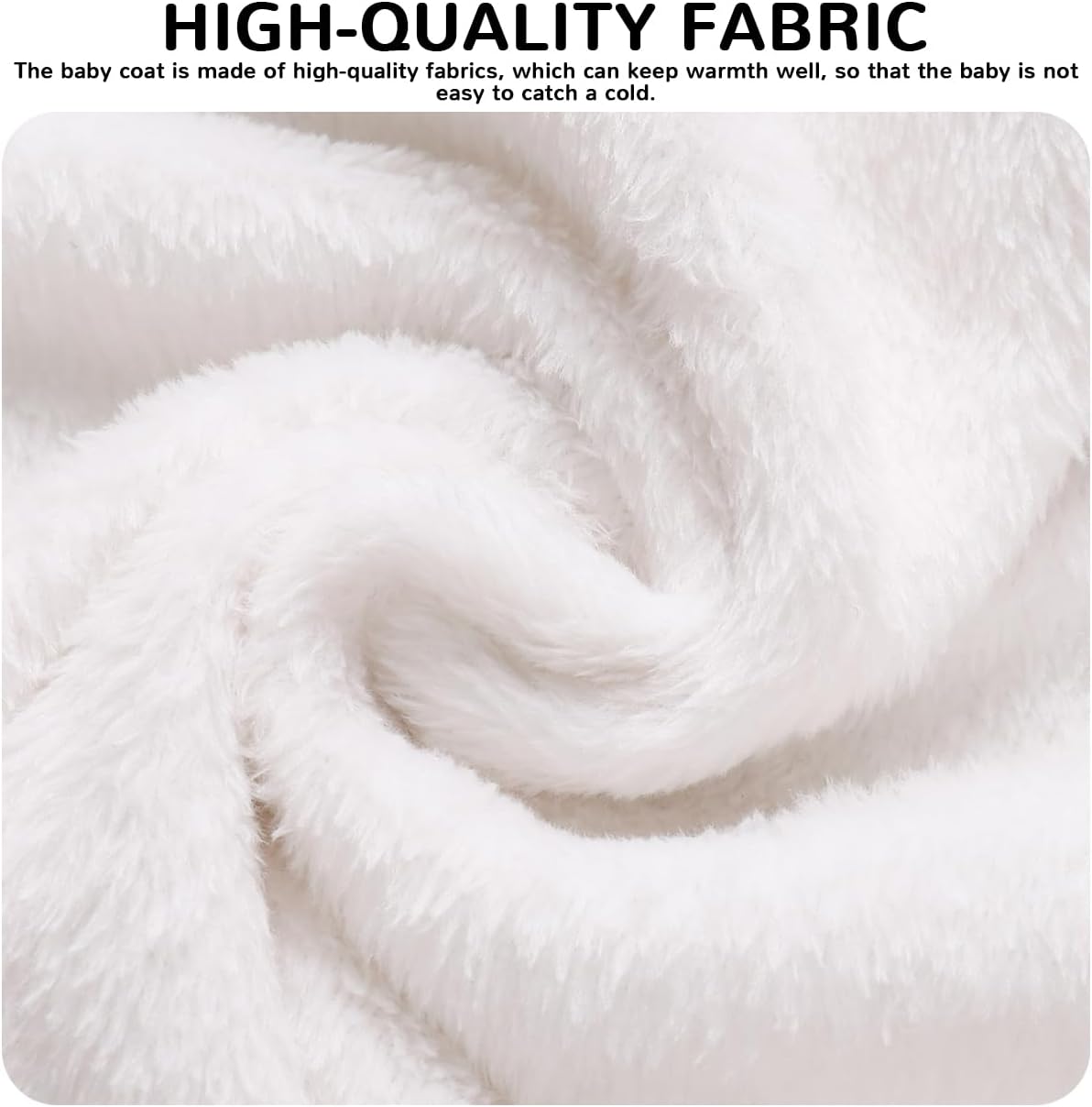 Baby Girl Winter Fleece Coat Toddler Boy Jacket Infant With Hood Warm Outerwear