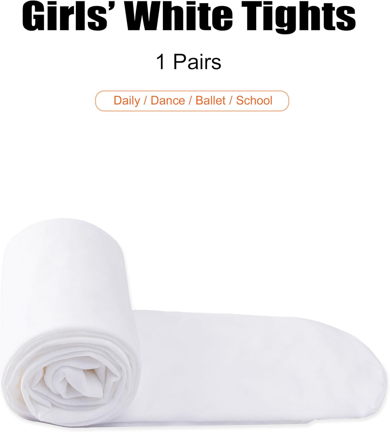 Toddler Girls Tights Dance Ballet Footed Leggings Ultra Soft Stockings for Kids Students