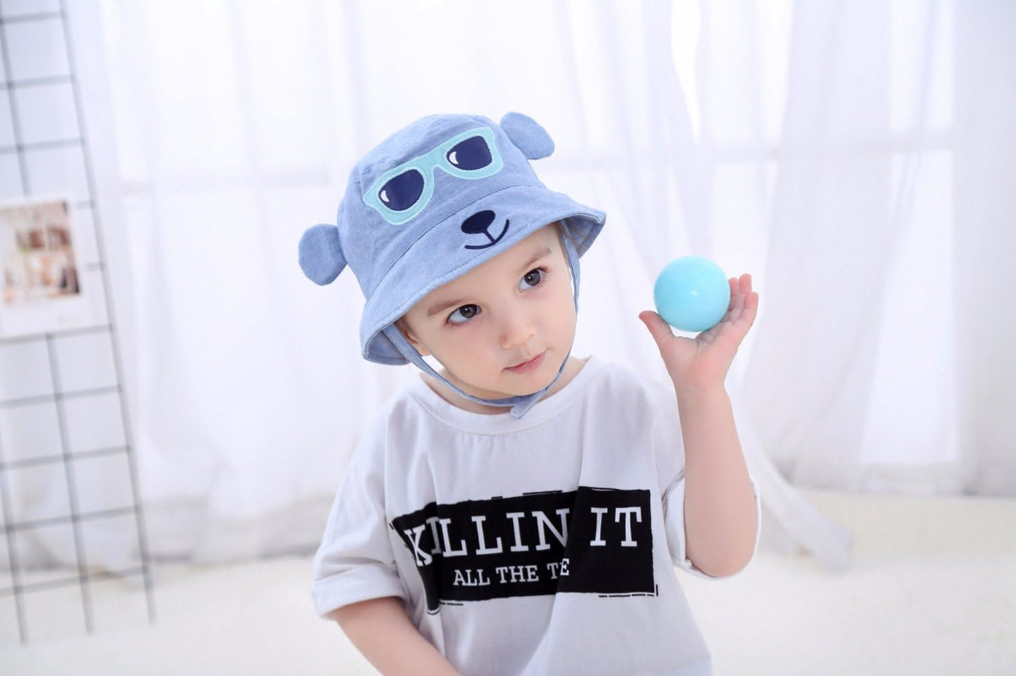 Kids Toddler Baby Boy Sun Hat Summer Bucket Hats with UPF 50+ UV Sun Protective