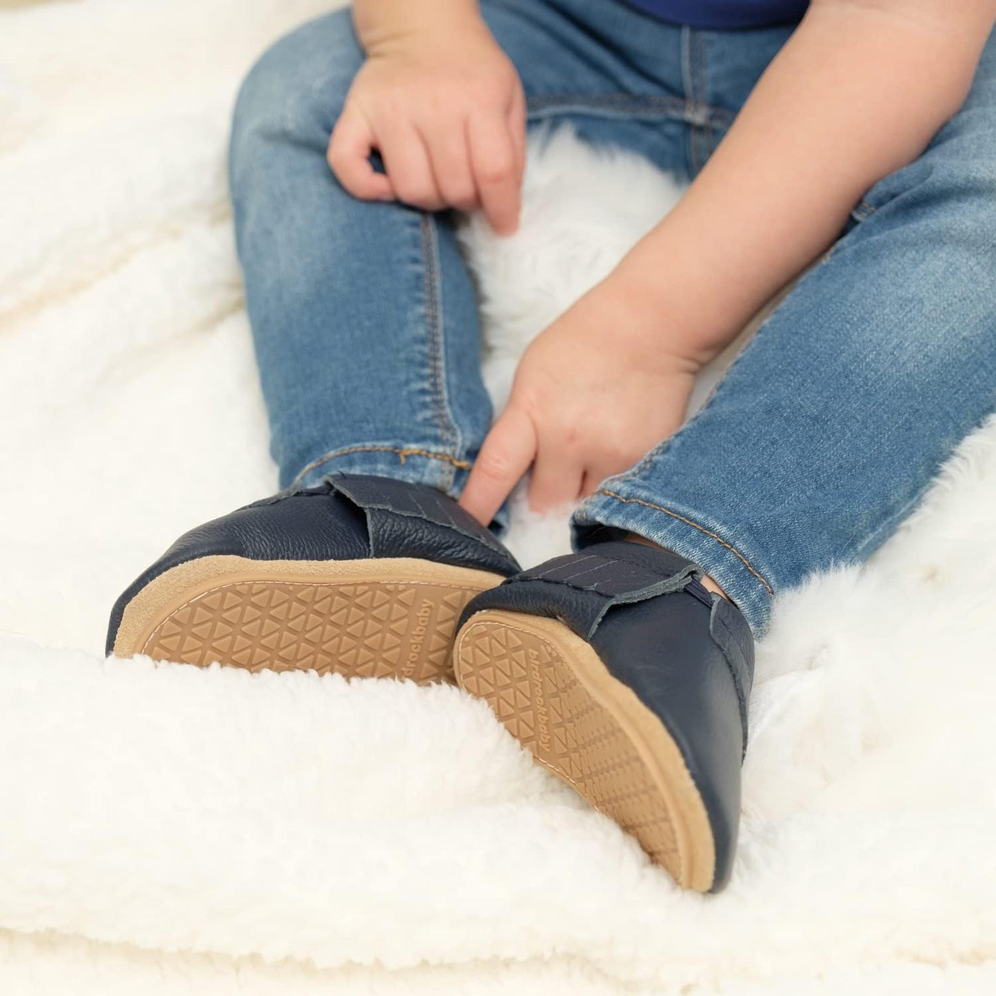 BirdRock Baby Hard Sole Moccasins - Genuine Leather Shoes for Boys and Girls