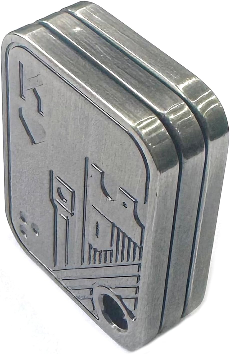 Poker Magnetic Metal Fidget Toys - ADHD Stress Relief Toy Metal Push Card Fidget Slider, Men EDC Toy Fidget Autism Sensory Toy, ADHD Office Desk Toys Gifts Boyfriend Father