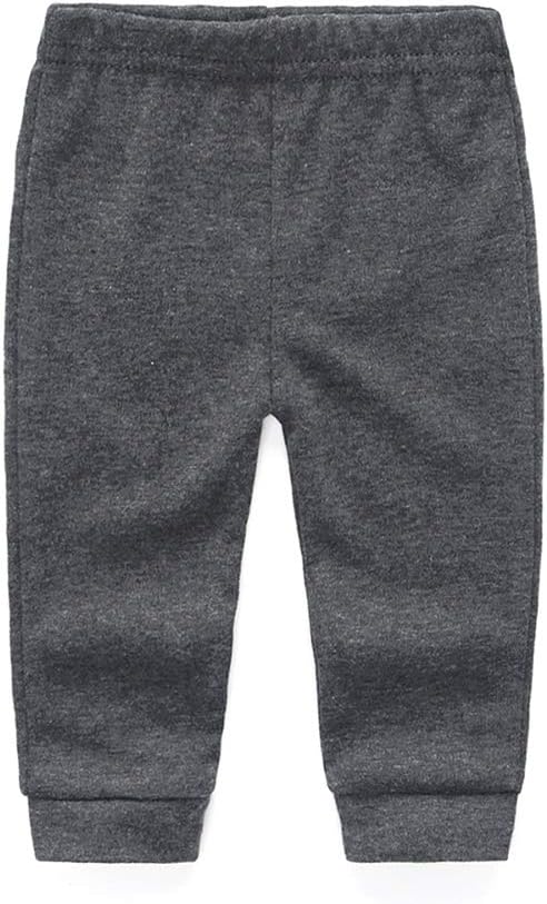 Unisex Newborn Baby Cotton 4-Pack Pants Embroidery Pringting Casual Leggings 0-24 Months for Boys and Girls