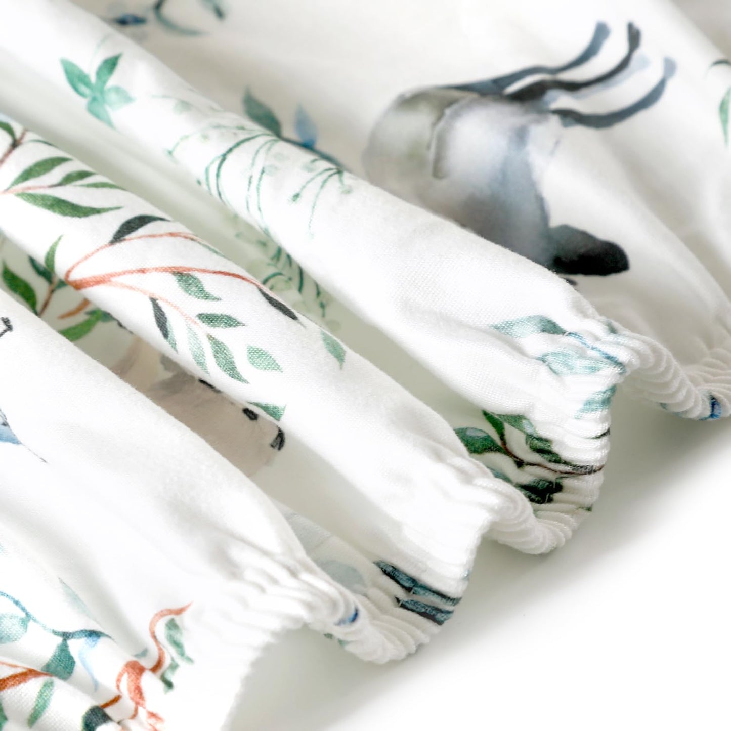 GRSSDER Stretch Ultra Soft Jersey Knit Changing Pad Cover Set 2 Pack, Change Table Pad Covers Fit 32"/34" x 16" Pads Safe and Snug, Pretty Pattern for Boys and Girls