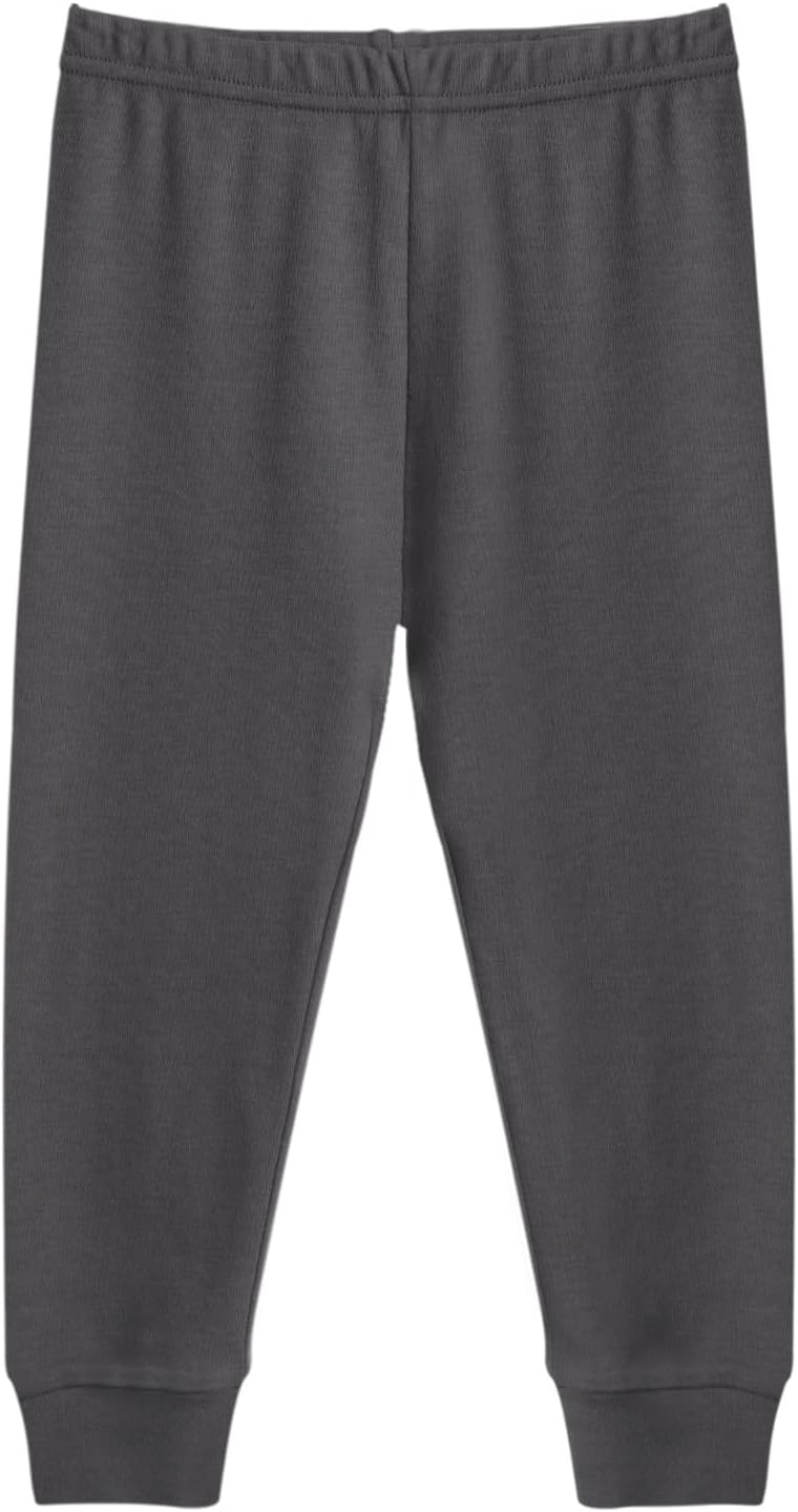 GLASH Kids Baby and Toddler Boys Cotton Pants, 4 Pack 2T-6Y Joggers Sweatpants for Boys
