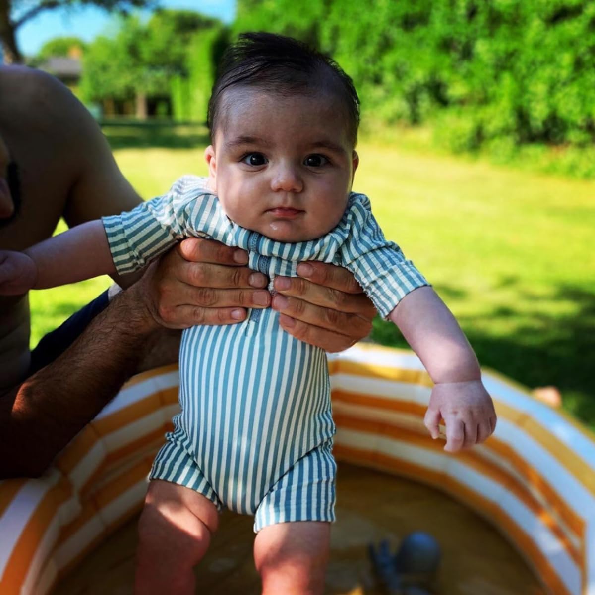 Boys One Piece Swimsuit Whale Dolphin Bathing Suit Zipper Rash Guard Kid Short Sleeve Swimwear Shark Beach Wear UPF50+