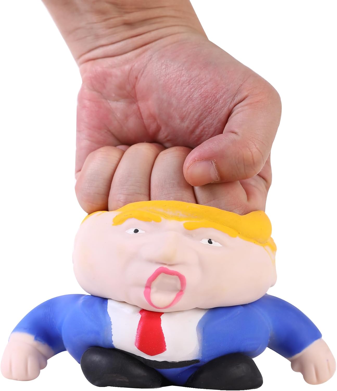 Donald Trump Squeeze Toy, Splat Trump Doll, Trump Action Figure Squish Toy, Donald Trump Merchandise, Fun Desk Toy