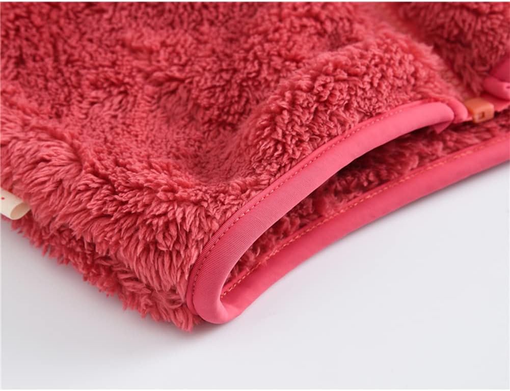 AIWUHE Toddler Boys Girls Hooded Jacket Fleece Hoodie Winter Warm Solid Color Teddy Coat Zip-up Bear Ear Sweater Fall Clothes