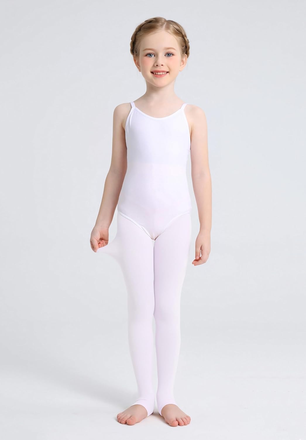Girls Tights for Ballet Dance School Students Super Soft Stockings Leggings (Toddler/Kids)