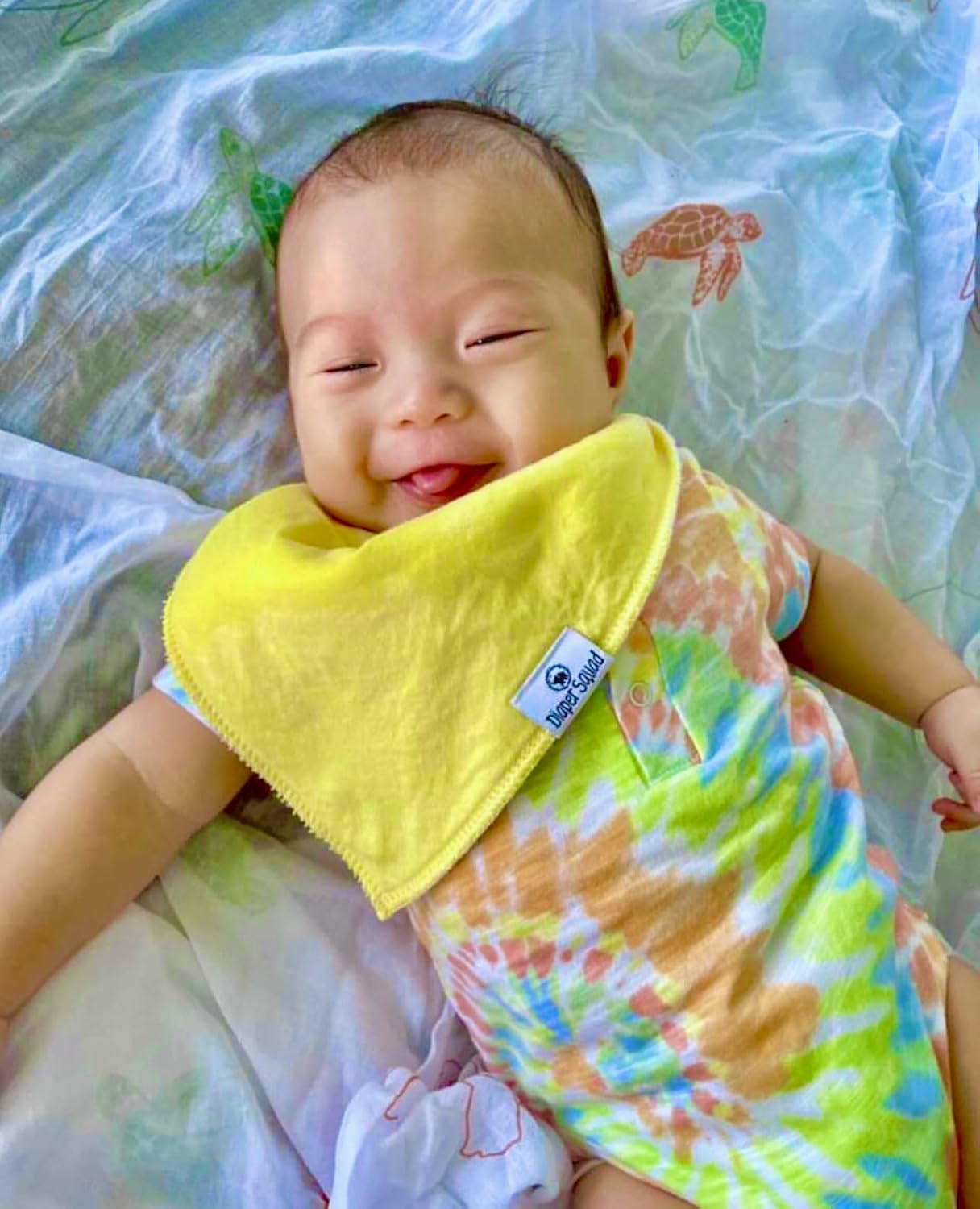 DiaperSquad's Baby Bibs for Drooling and Teething, Bibs for Boys, Baby Girl - Solid Cotton Baby Drool Bibs