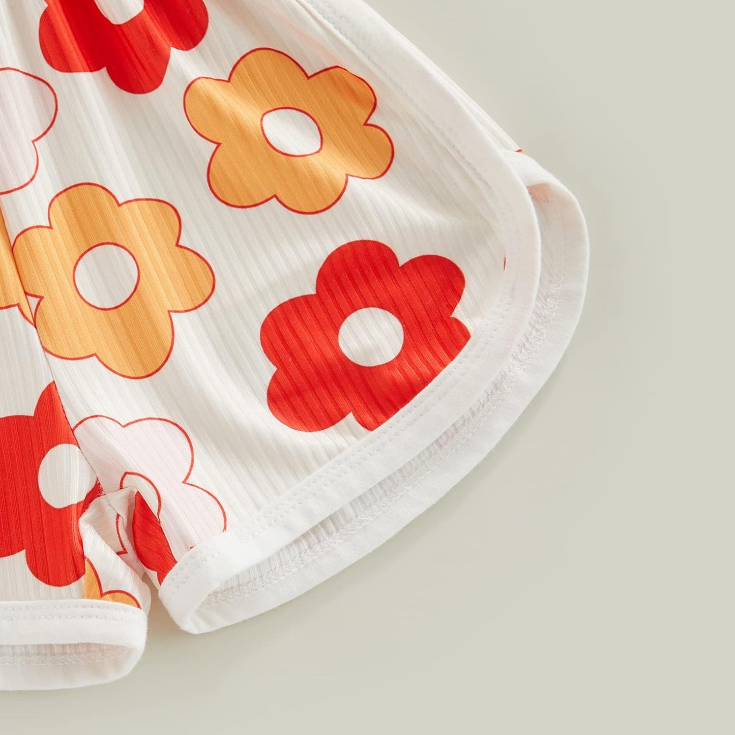 WZTYYDS Toddler Baby Girl Summer Clothes Floral Romper Tie-Up Strap Halter Jumpsuit Infant Summer Sling Playsuit 6M-3T