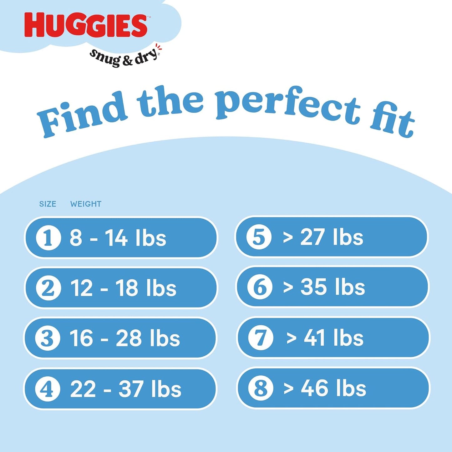 Huggies Size 3 Diapers, Snug & Dry Baby Diapers, Size 3 (16-28 lbs), 104 Count, Packaging May Vary