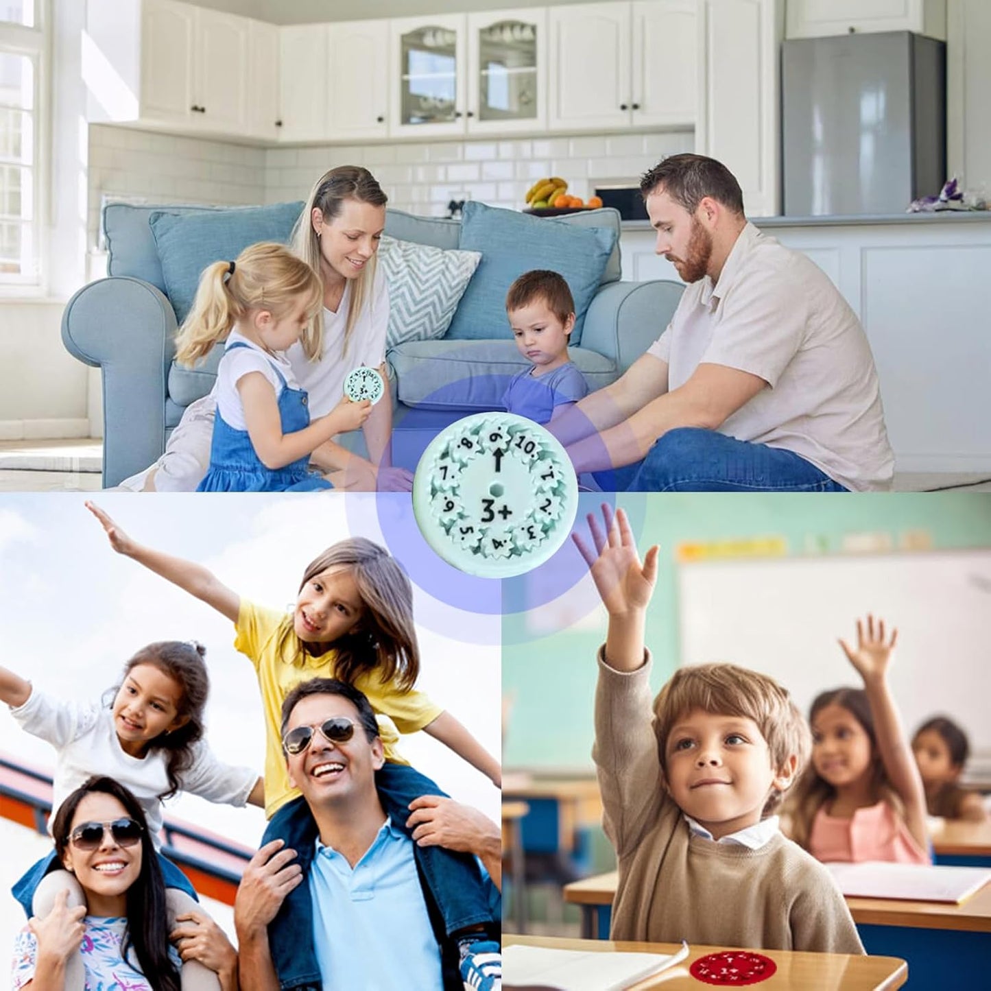 Math Fact Fidget Spinners, Math Facts Fidget Spinners, Number Fidget Toy, Learning & Education Toys for Kids, Counting Toys for Home & School, Learning & Education Fidget Spinners