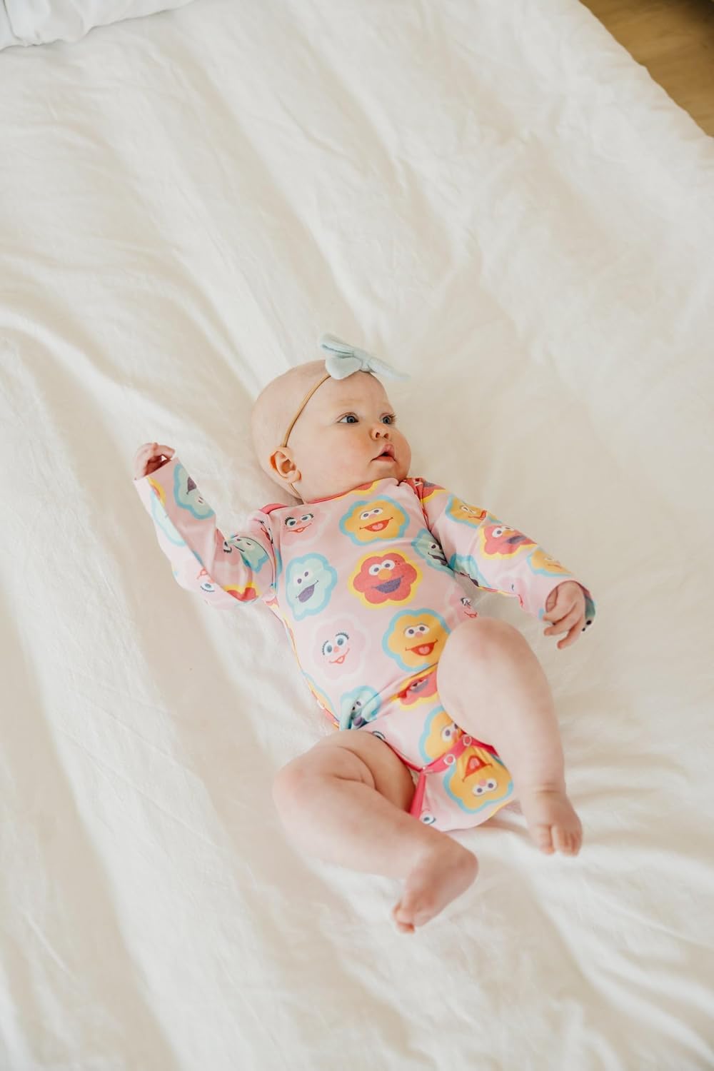 Copper Pearl Long Sleeve Bodysuit Baby: Ultra Soft Baby for Newborns, Boys, and Girls - Stylish, Comfortable, Overlap Shoulders, Premium Knit Fabric - 0-3 Months, Abby and Pals