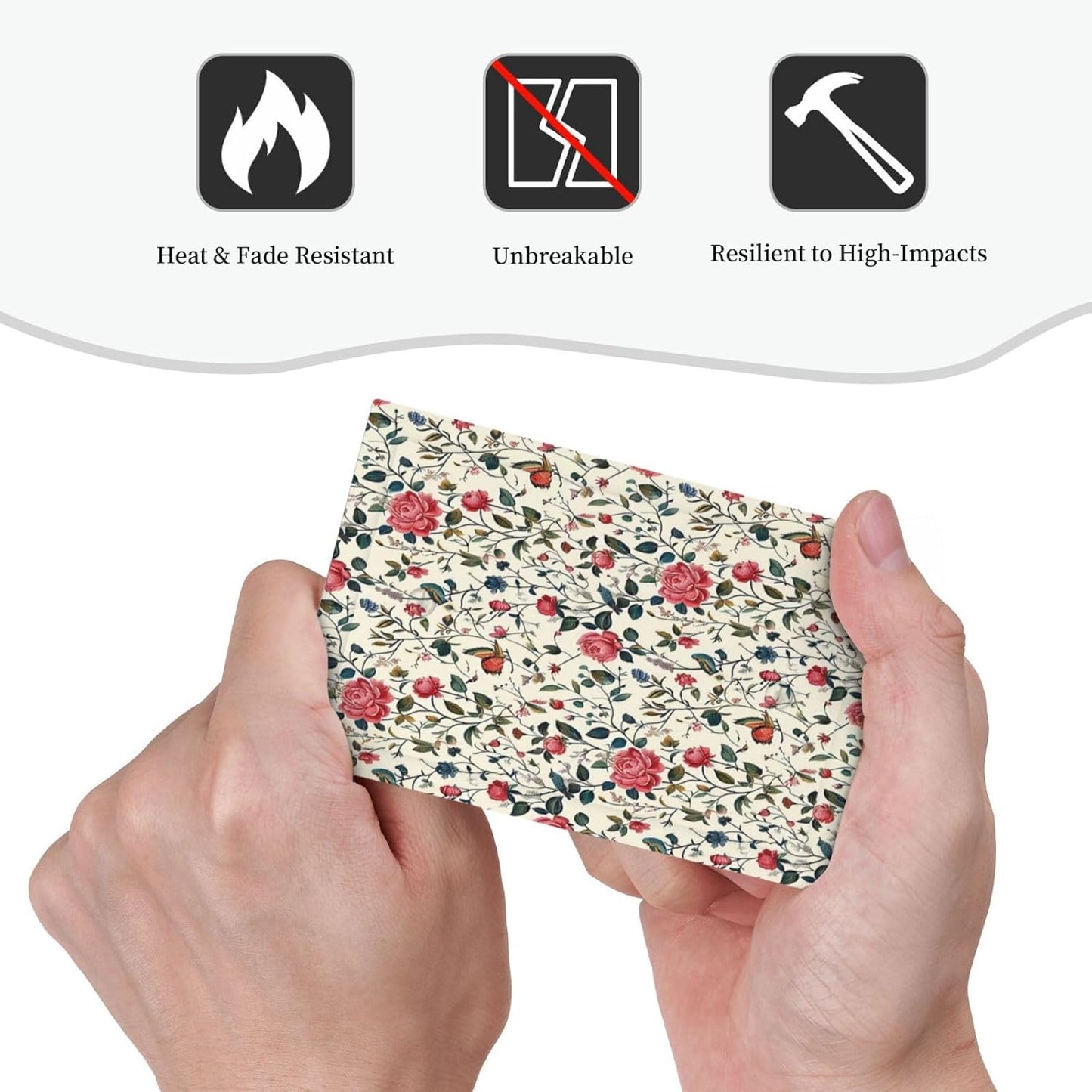 Light Switch Cover Plate Vintage Flowers Rose Leaf Bird Butterfly 1 Gang No Device Blank Electrical Wall Plates Faceplate Decorative Switch Plate for Bedroom living Room Decor