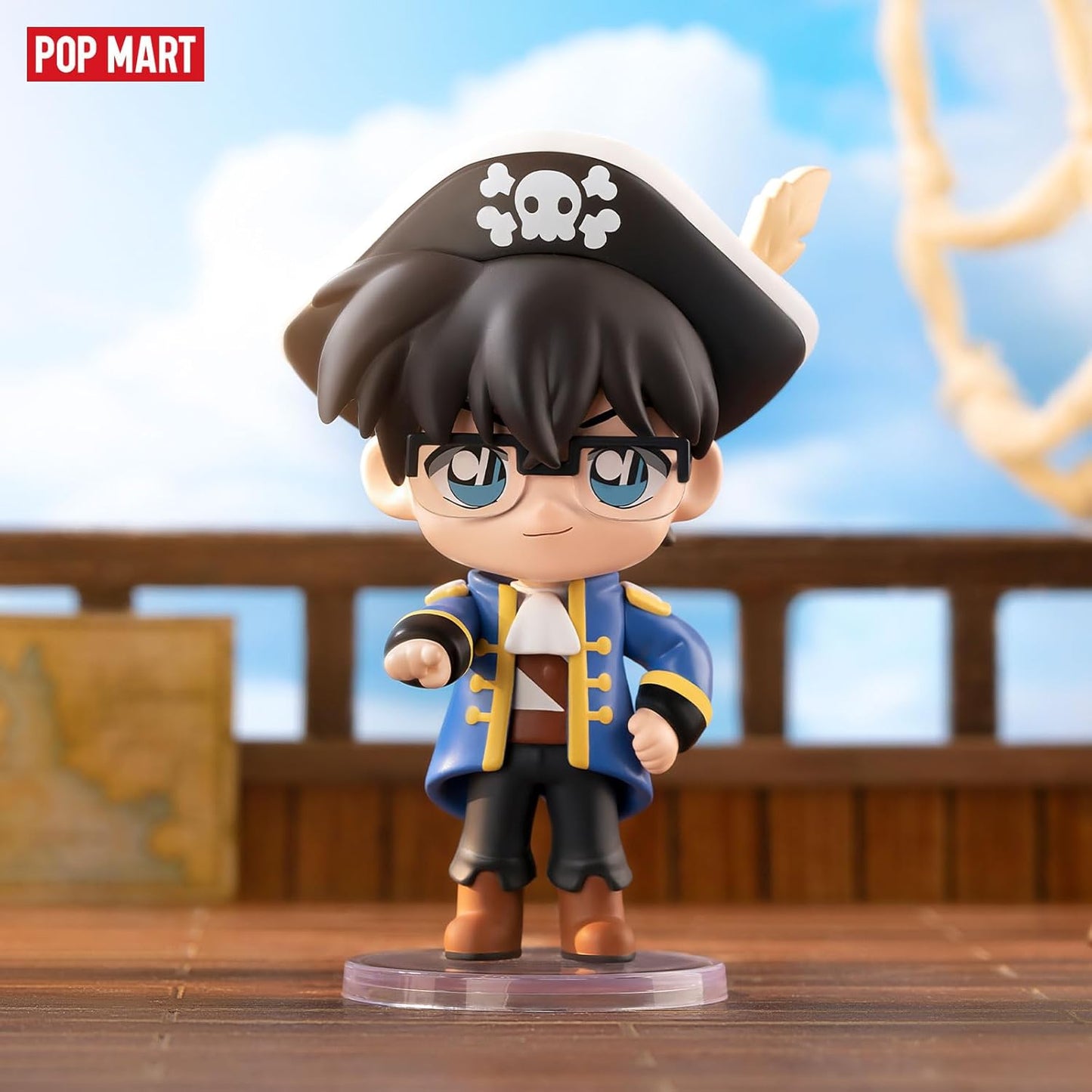 POP MART Detective Conan Case Closed Carnival Series Blind Box Figures, Random Design Mystery Toys for Modern Home Decor, Collectible Toy Set for Desk Accessories, Whole Set