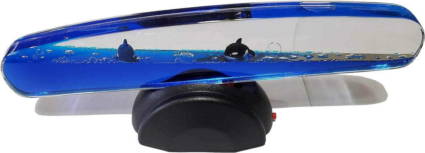 Wave Motion Machine (Blue, 12 Inch with Orcas)