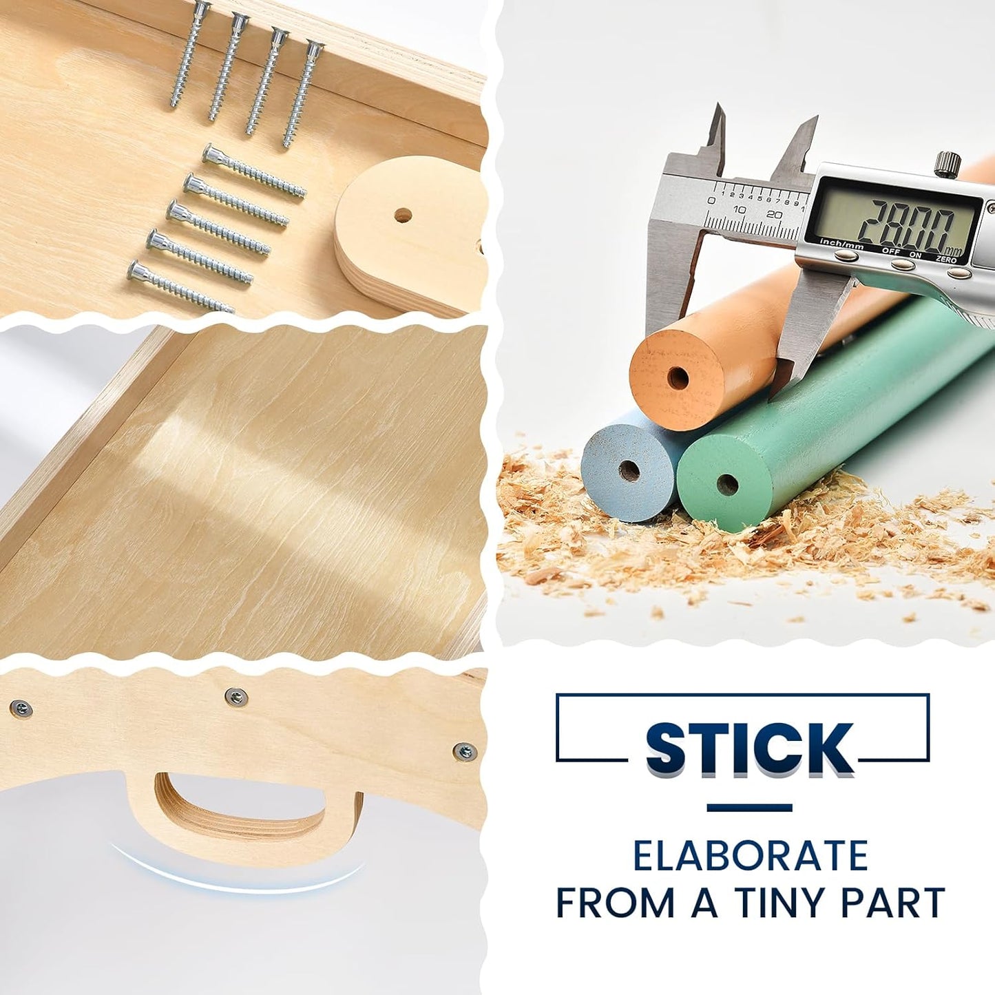 BlueWood 2024 8-in-1 Pikler Triangle Climbing Set Toddler Toys Indoor Baby Jungle Gym Climber Playground for Kids - Rainbow