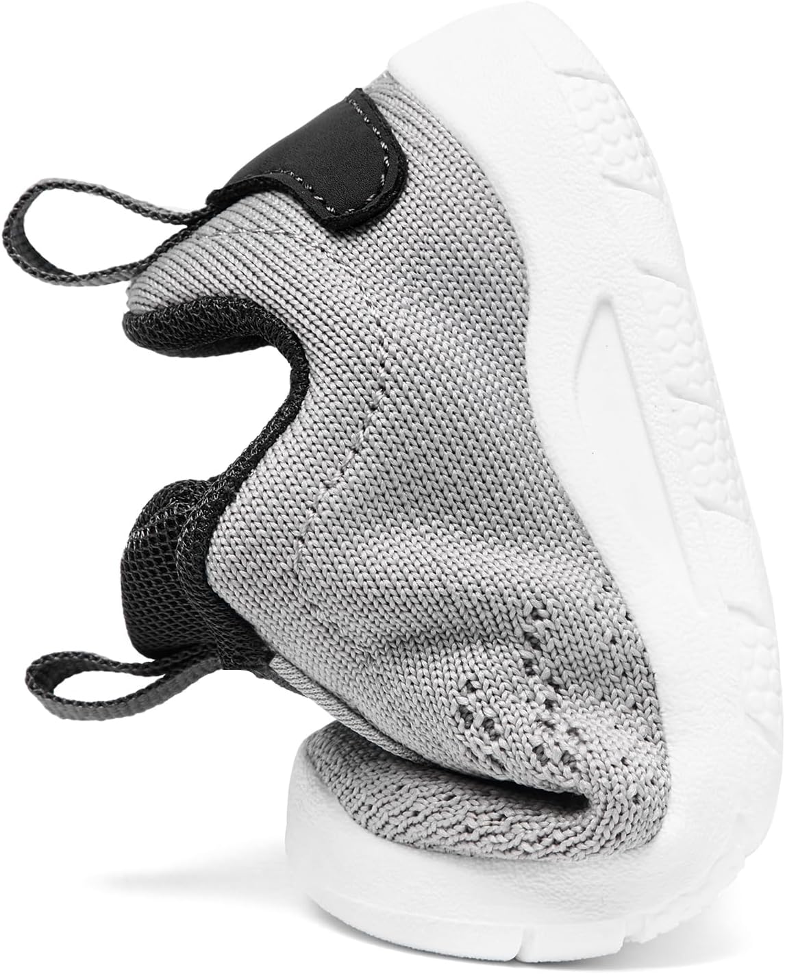 MORENDL Toddler Slip On Sneakers Baby Walking Shoes Non-Slip Breathable Unisex Pink Mesh Lace-Up Athletic Sneakers Infant Running Shoes