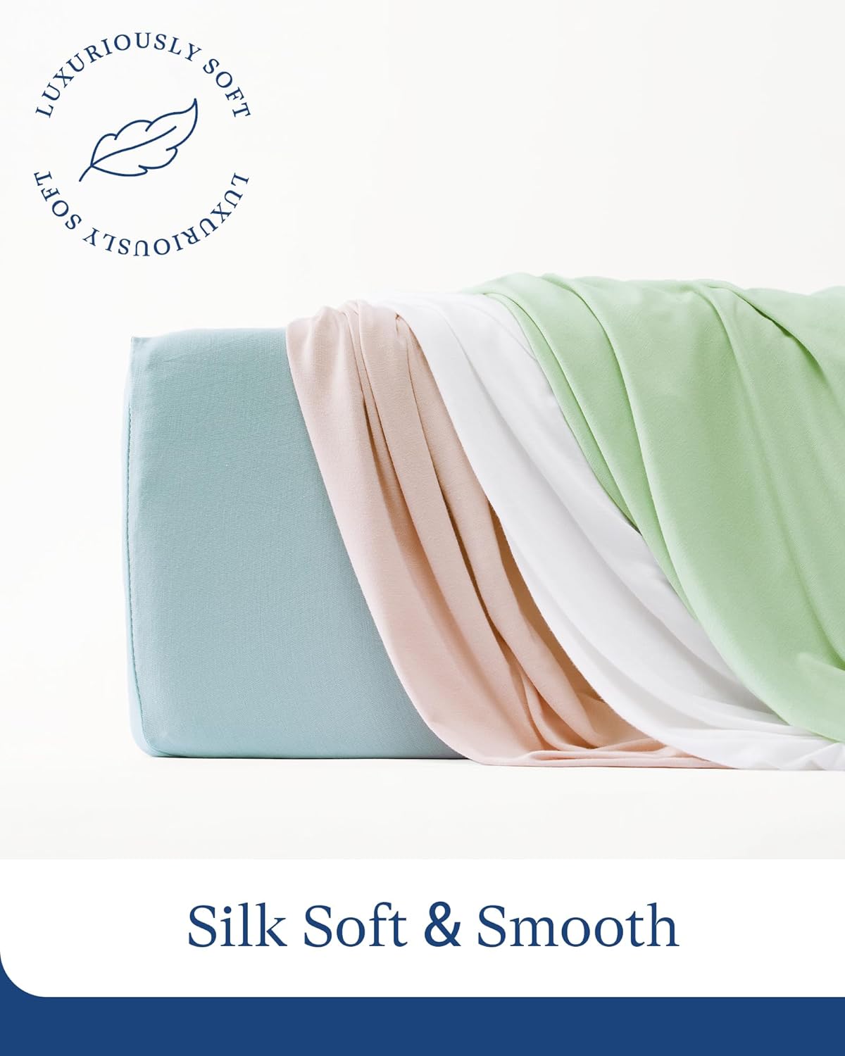 Supersoft Crib Sheets for Boys Girls, Premium Bamboo Viscose Buttery Soft Crib Mattress Fitted Sheet, Stretchy Knit Baby Sheet, Silky Comfort Baby Bed Sheets 28x52x9 Extra Deep Pocket