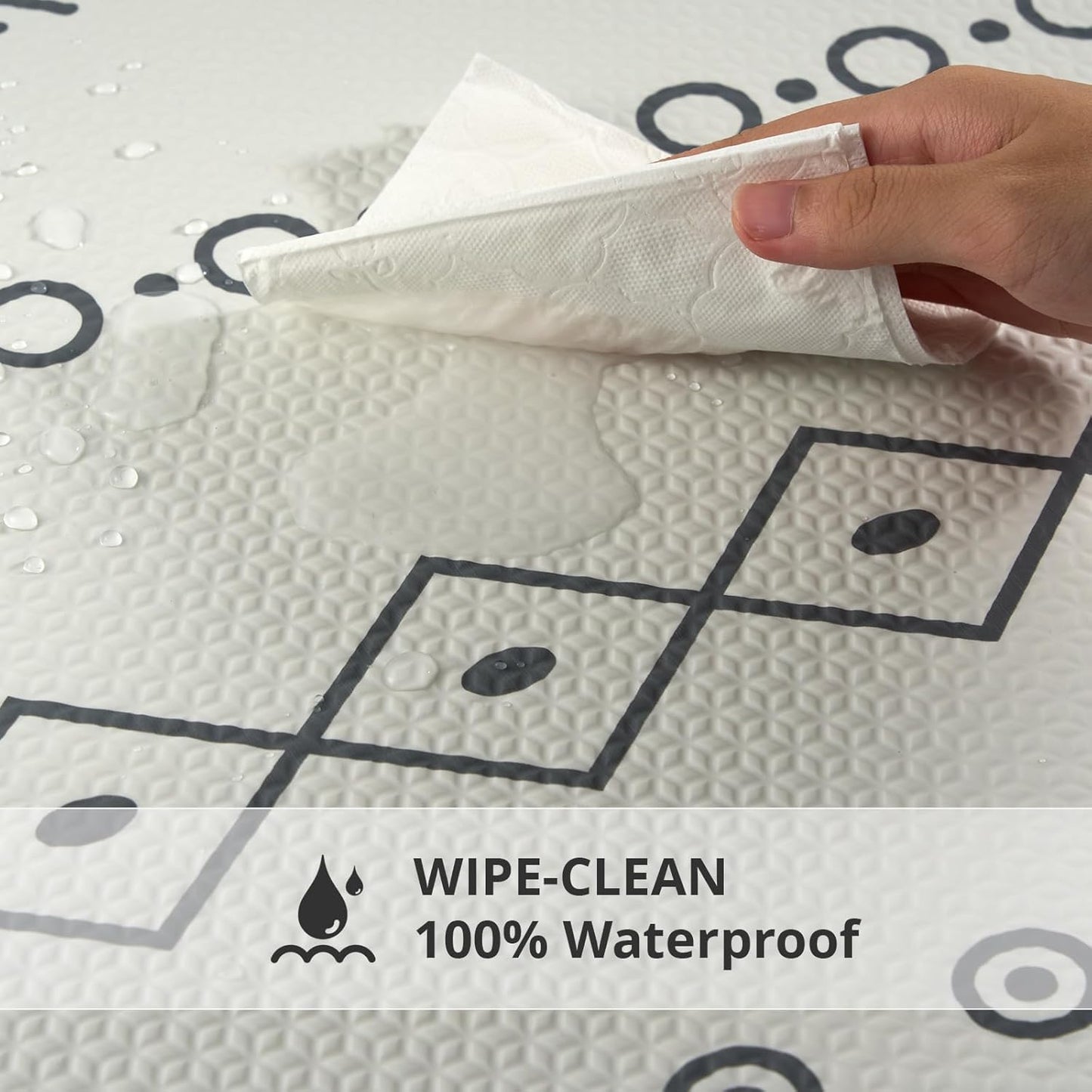 Baby Foam Play Mat, PIGLOG 72x48 Baby Crawling Mat, Floor Mats for Kids for Baby with Interlocking Floor Tiles, Toddler Play Mat for Indoor and Outdoor, Easy to Clean Playroom Floor Mat, Bohemia