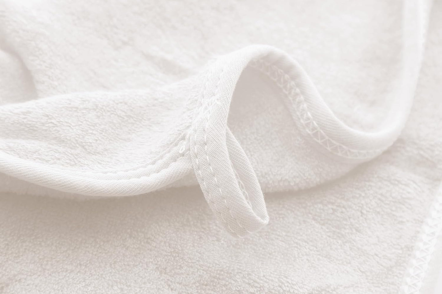 HIPHOP PANDA Baby Washcloths, Rayon Made from Bamboo - 2 Layer Ultra Soft Absorbent Newborn Bath Face Towel - Reusable Baby Wipes for Delicate Skin - Ivory, 30 Pack