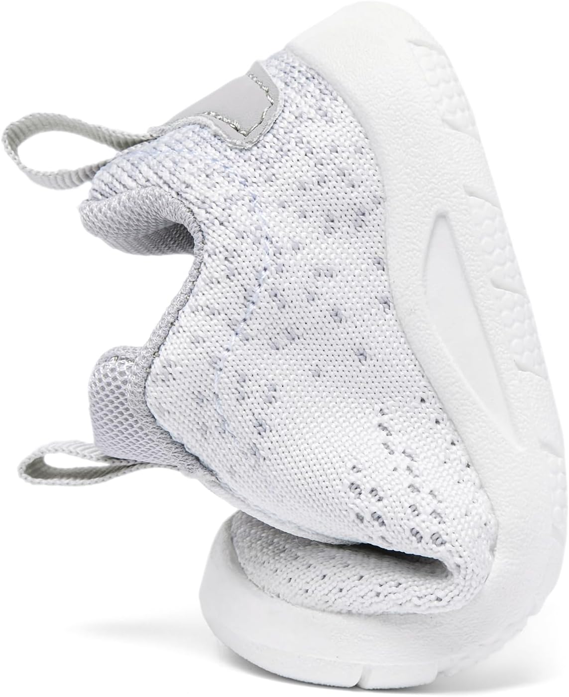 MORENDL Toddler Slip On Sneakers Baby Walking Shoes Non-Slip Breathable Unisex Pink Mesh Lace-Up Athletic Sneakers Infant Running Shoes