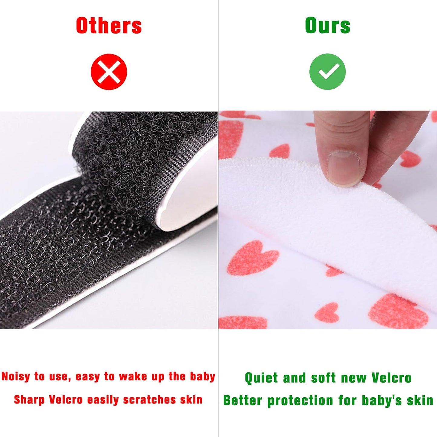 Newborn Sleep Sack Baby Swaddle,Swaddle me 6-12 Month,3-Way Adjustable Wearable Blanket,100% Rayon Cotton Swaddling Sleeping Bag,TOG 0.5 (Love, 6-12 Months)