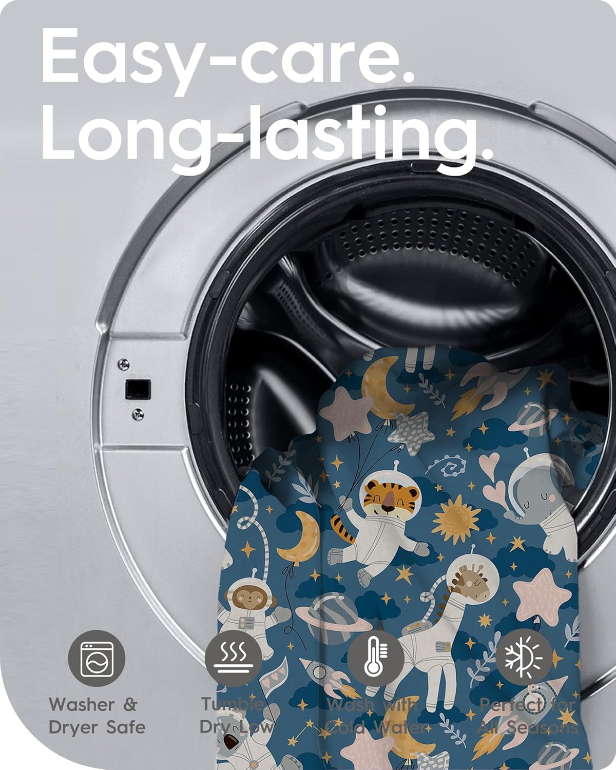 Graco Pack and Play Sheets Fitted, TotBasic Ultra Soft Mini Crib Sheets Boy, Neutral Pack N Play Mattress Sheets Hypoallergenic and Soothing, Premium Jersey Playrad Sheets, 2 Pack (Dino Space)