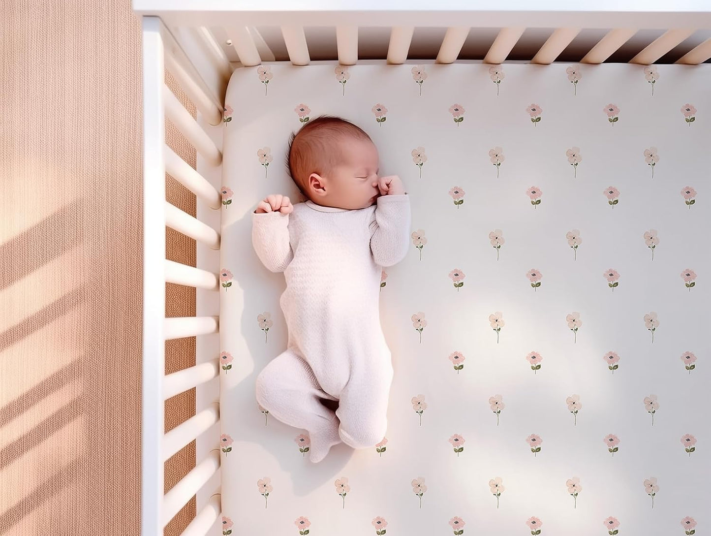 Crib Sheets Set - Premium and Ultra Soft Cotton Blend Fitted Baby Crib Sheet- 2 Pack- Crib Bed Mattress & Toddler Bed Sheet by Max&So