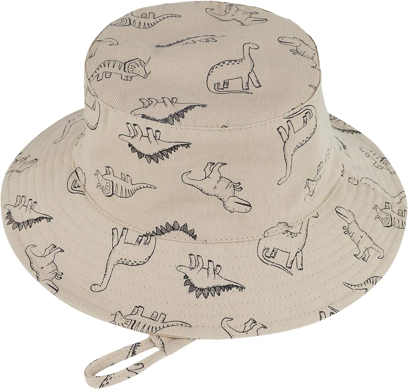 Durio Baby Bucket Sun Hat Toddler Hats Summer Beach Hat UPF 50+ Sun Protection Bucket Hats for Kids Baby Boy Girl Gifts 2Pack