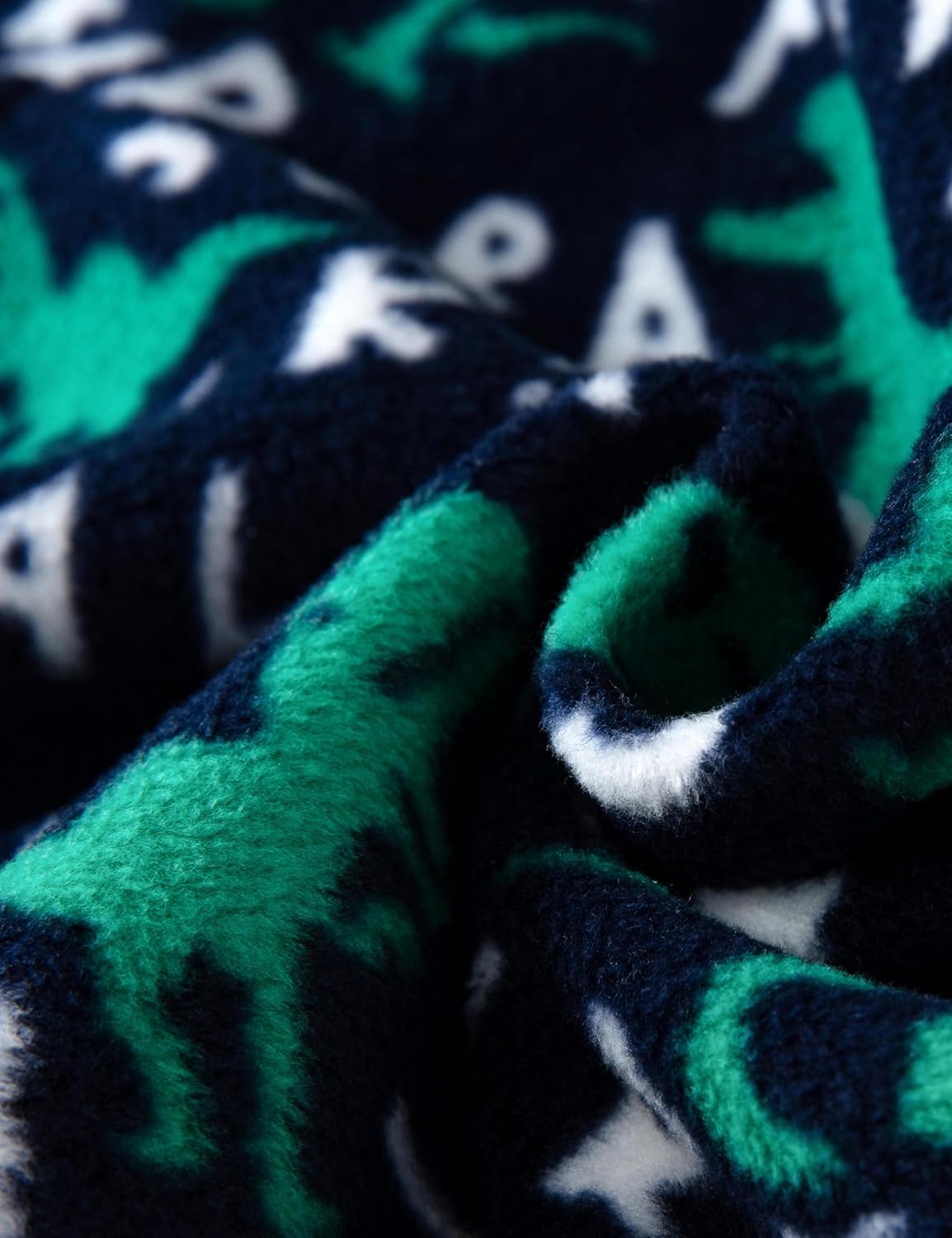 Kids Printed Polar Fleece Jacket Toddler Baby Boys Girls Autumn Winter Warm Sherpa Lining Outerwear Soft Lightweight