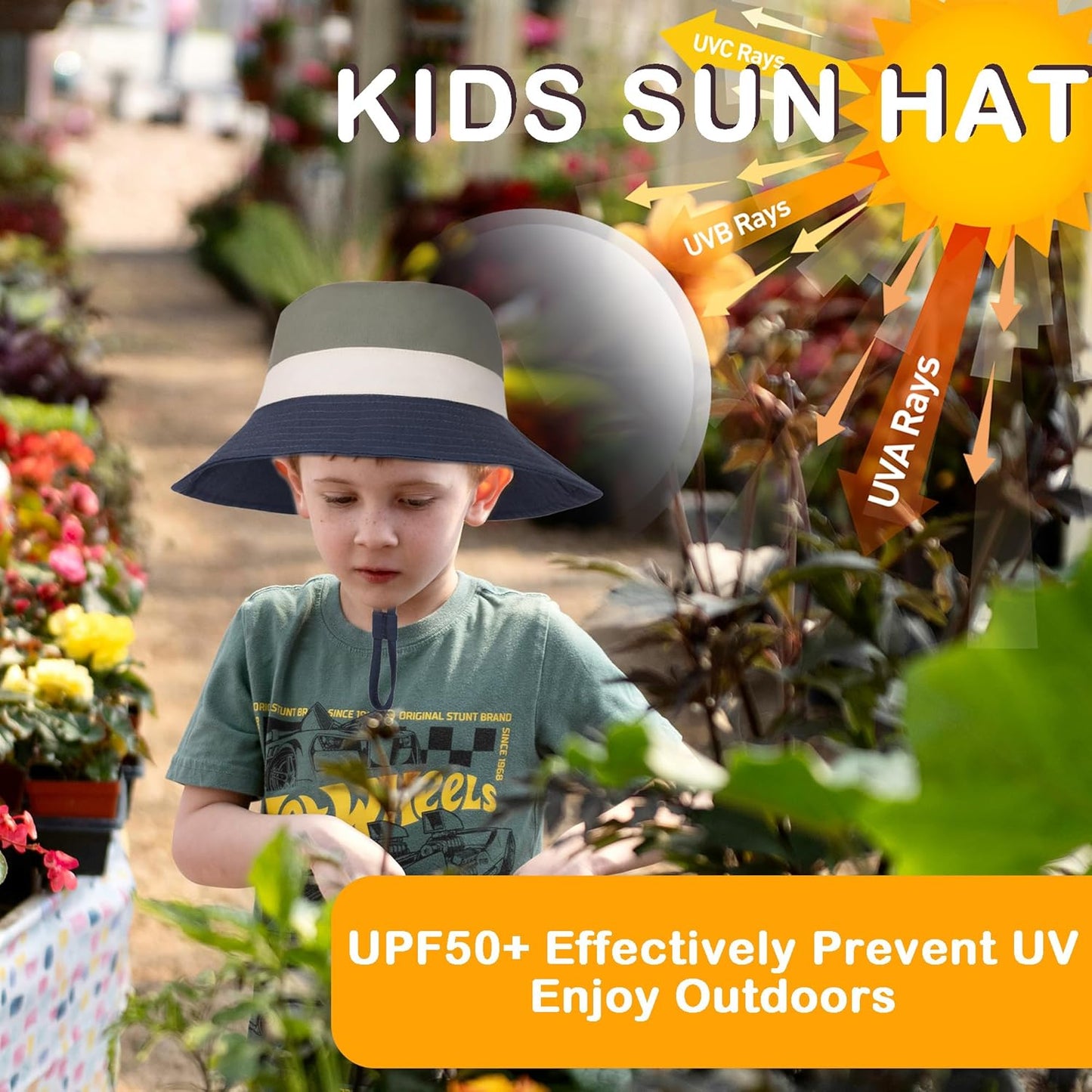 LPMOERA Baby Sun Hat Baby Boy Toddler Bucket Hats UPF 50+ for Baby Girls Boys Infant Beach Hat