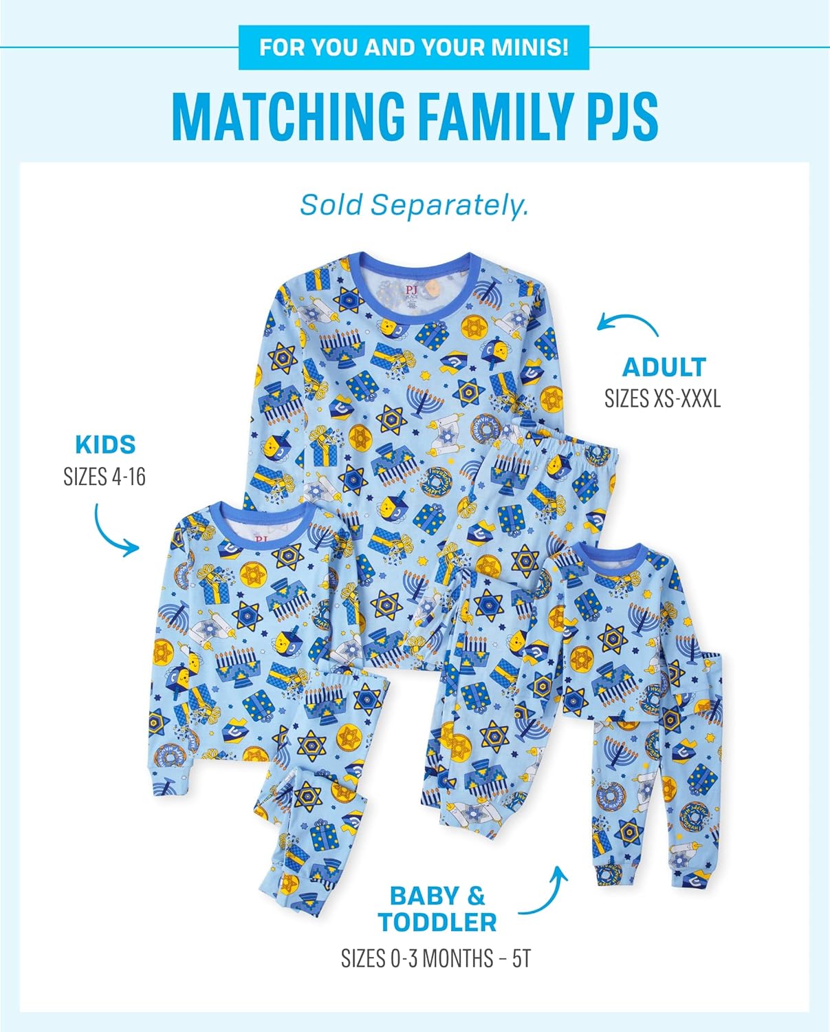 The Children’s Place Family Matching, Christmas and Holiday Pajama Sets, Cotton