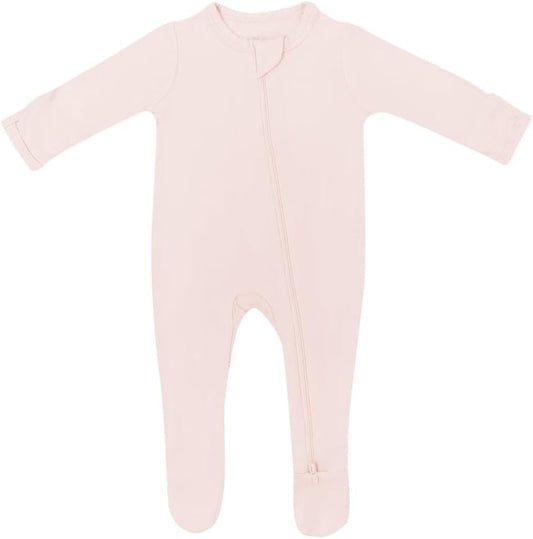 KYTE BABY Unisex Zipper Closure Footies, Rayon Made From Bamboo, 0-24 Months