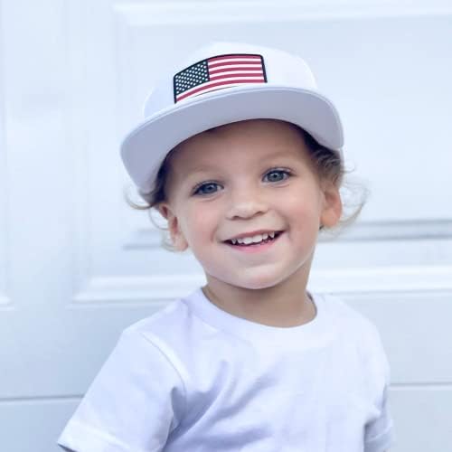 Baby Hats - Baseball Hat, Newborn Youth Flat Brim Mesh Trucker Surf Skate Bubba Bro Fitted Beach Cap Gorros para Bebes