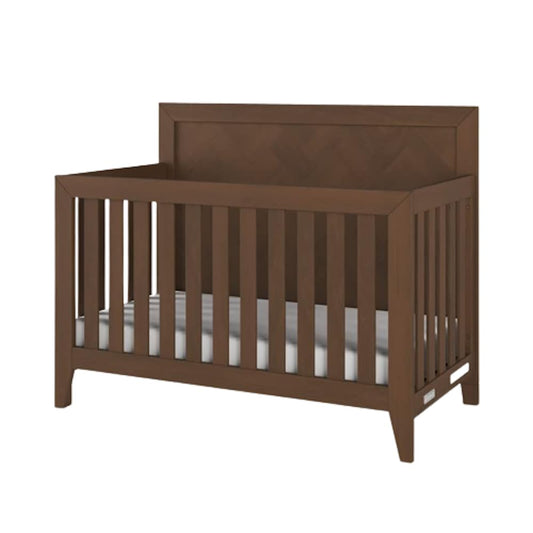 Child Craft Kieran 4-in-1 Convertible Crib, Baby Crib Converts to Day Bed, Toddler Bed and Full Size Bed, 3 Adjustable Mattress Positions, Non-Toxic, Baby Safe Finish (Toasted Chestnut)