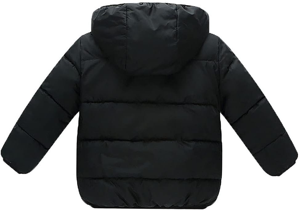 Baby Girls Boys' Winter Fleece Jackets With Hooded Toddler Cotton Dress Warm Lined Coat Outer Clothing