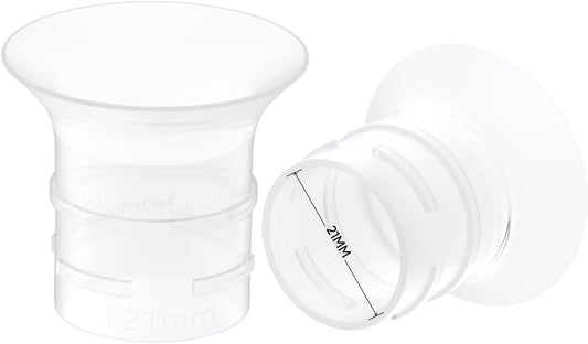 eufy Original 21mm Sizing Inserts (2-Pack) for Wearable Breast Pump S1/S1 Pro/E10/E20, Silicone Sizing Inserts, Easy to Install and Use, Comfortable and Precise Fit for Better Suction