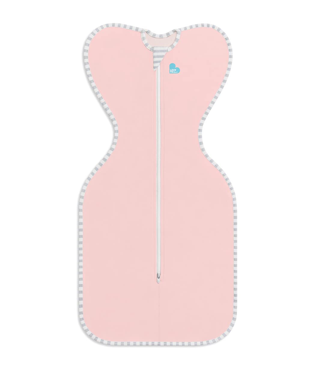 Love To Dream Swaddle UP Self-Soothing Sleep Sack 13-19 lbs., Dramatically Better Sleep, Snug Fit Calms Startle Reflex, 1.0 TOG, Dusty Pink, Medium