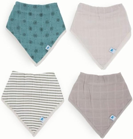 Little Unicorn Cotton Muslin with Fleece Bandana Bib