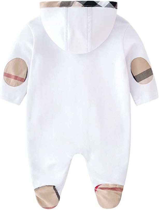 Unisex Toddler Baby Boy Romper Jumpsuit Cotton Long Sleeve Newborn Baby Boy Bodysuit One-Piece Overalls