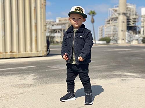 Baby Hats - Baseball Hat, Newborn Youth Flat Brim Mesh Trucker Surf Skate Bubba Bro Fitted Beach Cap Gorros para Bebes