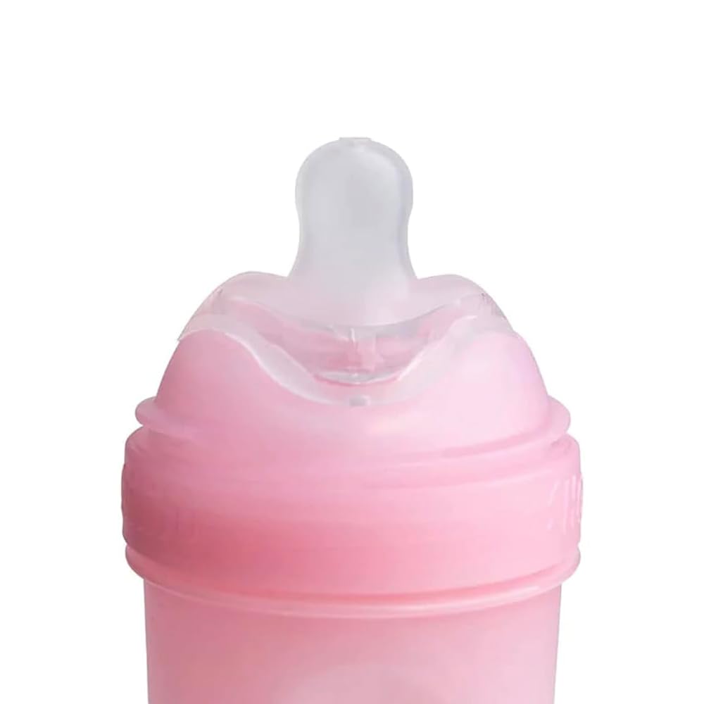 Herobility Double Anti-Colic Silicone Nipples, Baby Bottle Teats, Breast Like Shaped Nipples - Fits Herobility's & Eco Baby Bottles | Pack of 2 (Small Size)