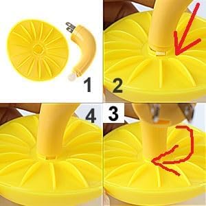 AUSAYE 4 Pack Plug in Night Light, Mushroom Light LED Nightlights for Kids, Adults, Bedroom, Bathroom,Hallway, Stairs, Kitchen Warm Yellow