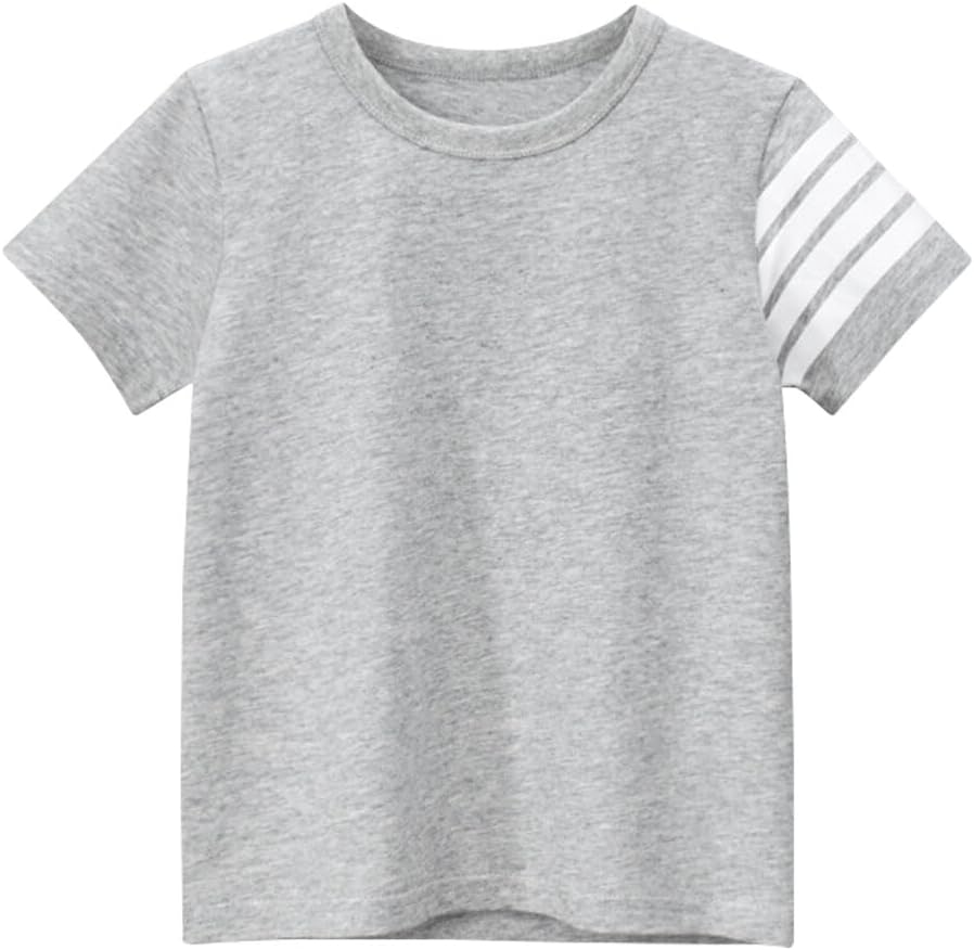 Boys' 4-Pack Excavator Short Sleeve Crewneck T-Shirts Top Tee Size 2-7 Years Toddler Boys' Value Pack Cotton T-Shirt