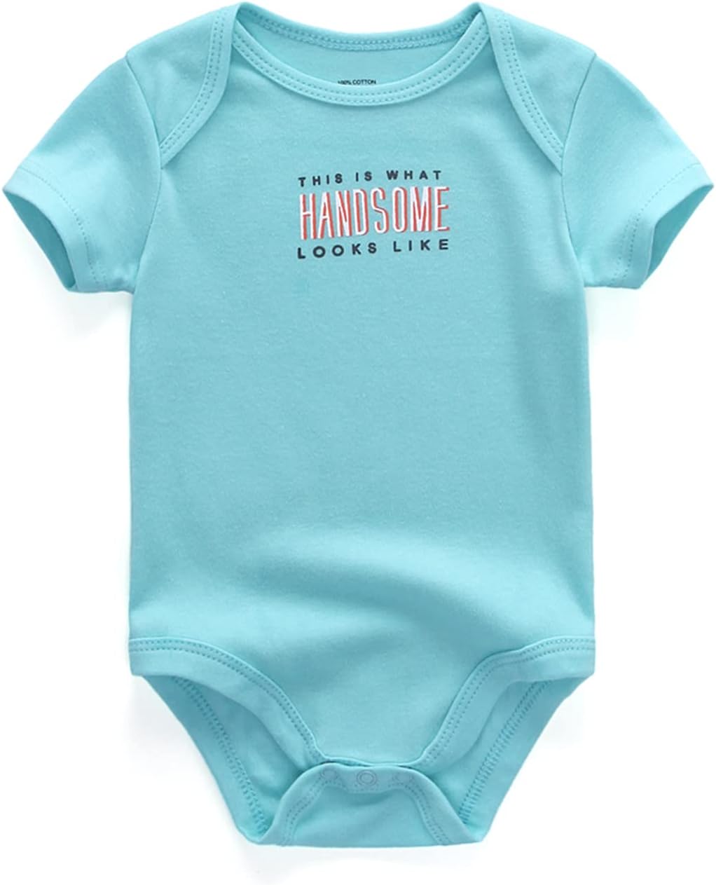 Baby Bodysuit Short Sleeve one-Piece Newborn Baby Clothes for Baby Boy and Girls